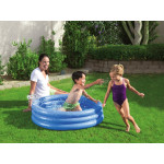 Detský nafukovací bazén jednofarebný 102cm x 25cm 51024 zelený / modrý 